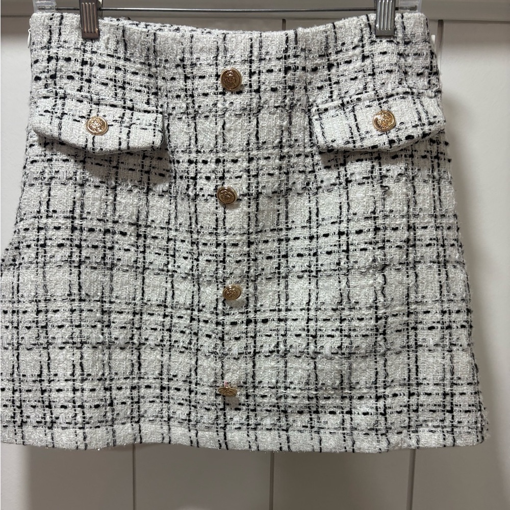 Cupshe Life On Beach Button Mini Skirt Size Medium New With Tags